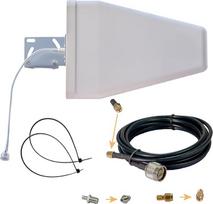 9dBi lauko antena "Vodafone" 5G 698-3700 MHz antena Įtraukta LTE WiFi RFID "Elio Lora" 3M kabelis ts9, SMA, rp-SMA