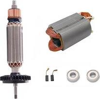 AC220V Antriebswelle elektrinis plaktukas Anker Rotoriaus statorius, suderinamas su "Bosch", skirtas GWS7-100 GWS7-100T GWS7-100ET GWS7-125 GWS7-125T GWS7-125ET (visas rinkinys)