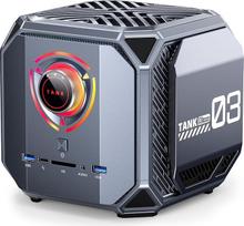 ACEMAGIC M1A Pro AI mini darbo stotis, "Intel Core i9-13900HK", "Intel Arc A770", mini kompiuteris 32GB DDR5 +1 TB SSD, 4K/8K Quad Display/W-11 Pro/WiFi6E Stalinis kompiuteris kūrėjams, programuotojams ir profesionaliems naudotojams