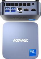 ACEMAGIC M5 mini kompiuteris, "Intel i5-14500HX" (14C (6P+8E)/20T, iki 4,9 GHz), 32GB DDR4, 1 TB NVME SSD mini kompiuteris su "Windows 11 Pro" | "WiFi 6" | 4K UHD | C tipo | 24MB L3 | 55 W TDP