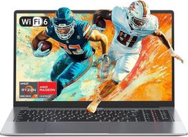 ACEMAGIC nešiojamasis kompiuteris "Ryzen 7 5700U" (iki 4,3 GHz) Metalinis korpusas 16GB RAM DDR4 512GB SSD Palaiko plėtinius 4 TB Apšviesta klaviatūra 1200FHD 3x USB 3.2 WiFi 6 BT5.2