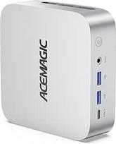 ACEMAGIC W1 mini kompiuteris, AMD Ryzen 7 H255 (8C/16T, iki 4,9 GHz), 16GB LPDDR5 (6400MT/s) 512GB NVMe SSD Mini kompiuteris su "Windows 11 Pro" | WiFi 6E | 4K UHD | AMD Radeon für Programmierung/Gaming/Business