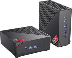 ACEMAGICIAN AM06 Pro mini kompiuteris, AMD Ryzen 7 7730U (8C/16T, iki 4,5 GHz), 16GB DDR4, 512GB M.2 SSD mini stalinis kompiuteris su 4K trigubu ekranu | Dual Ethernet | WiFi 6 | BT 5.2 | Type-C