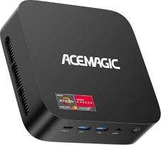 ACEMAGICIAN K1 mini kompiuteris, AMD Ryzen Embedded R2544 (iki 3,7 GHz), "In11 Pro", 16GB DDR4, 512GB SSD, mikro stalinis kompiuteris, HDMI+DP+Type-C, USB3.2, viršija "Ryzen 3 4300U