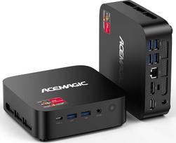 ACEMAGICIAN K1 mini kompiuteris, AMD Ryzen Embedded R2544 (iki 3,7 GHz), "In11 Pro", 16GB DDR4, 1 TB (1024G) SSD, mikro stalinis kompiuteris, HDMI + DP + C tipo, USB 3.2, viršija "Ryzen 3 4300U