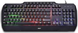 acer STELLAR-GK1600 laidinė membraninė žaidimų klaviatūra Itališko išdėstymo RGB LED apšvietimas 105 klavišai 26 "Anti-Ghosting" klavišai 8 multimedijos klavišai
