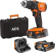 AEG 18V Pro18V akumuliatorinis smūginis gręžtuvas BSB18G4-202C 60Nm sukimo momentas Į komplektą įeina 2 x 18V 2,0Ah akumuliatoriai ir įkroviklis