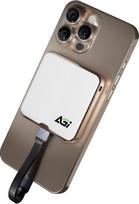 AGI EDM38 1 TB magnetinis nešiojamasis išorinis SSD diskas, USB 3.2 Gen2x2, 20Gb/s greitis, iki 2050MB/s skaitymo greitis, suderinamas su nešiojamaisiais kompiuteriais, nešiojamaisiais kompiuteriais, asmeniniais kompiuteriais, "iPhone", 15 serijos kompi