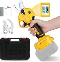 Akumuliatorinės genėjimo žirklės Elektrinės sekatorius belaidis 45 mm, skirtas "Dewalt" 18 V 20 V bešepetėlinis variklis Elektrinis genėjimo pjūklas Akumuliatorinės žirklės LCD, skirtos medžių genėjimui Vaismedžiai (be akumuliatoriaus)