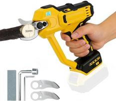 Akumuliatorinės genėjimo žirklės, suderinamos su "Dewalt" 18 V akumuliatoriumi (be akumuliatoriaus), 600 W elektrinės genėjimo žirklės, akumuliatorinės žirklės, maks. Atidarymo plotis 35 mm, skirtos sodams, daržams, sodyboms