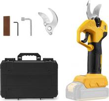 Akumuliatorinės genėjimo žirklės, suderinamos su "Dewalt" 20 V akumuliatoriumi (be akumuliatoriaus), 2 greičių bešepetėlinės genėjimo žirklės, skaitmeninis ekranas, 30 mm pjovimo skersmuo, akmuo ir keičiamieji ašmenys (tik įrankis)