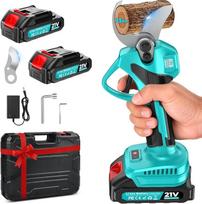 Akumuliatorinis kirtiklis Professionelle Passend für Makita Akku bis 33mm Aststärke, Bypass-Klingen, Sicherheitsschalter, Softgrip. Akku Gartenschere für Schneiden von Zweigen, Trieben