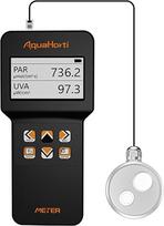 Akvariumo PAR matuoklis, PPFD testas, UVA w/m². Wasserdichter Sensor, blaues Licht PPFD speziell in LED-Aquarienlicht anzeigen. Historische PAR aufzeichnen | UVA