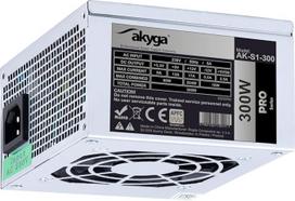 AKYGA AK-S1-300 SFX maitinimo šaltinis kompiuteriui 300W PPFC P4 2X SATA 2X Molex 12 cm ventiliatorius