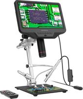 Andonstar AD409 Pro HDMI skaitmeninis mikroskopas su endoskopu, 10,1 colio LCD ekranas, 300X USB elektroninė mikroskopo kamera, skirta PCB litavimui, monetų rinkimui, palaiko Windows PC