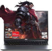 AOC Ryzen 7 7735HS žaidimų nešiojamasis kompiuteris, iki 4,8 GHz, 16GB RAM, 512GB SSD, 16 colių FHD ekranas, nešiojamasis kompiuteris su apšvietimu, "WiFi 6", metalinis korpusas