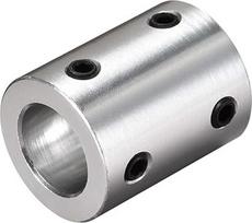 aprūpinimas žemėlapio veleno jungties jungtis nuo 10 mm iki 12 mm angos standžios jungties varžtų rinkinys L25XD20 aliuminio lydinio pakuotė 4 vnt.