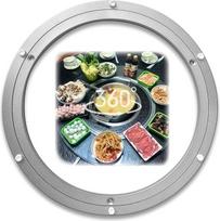 Apverčiamojo stalo guolis, aukštos kokybės "Lazy Susan" apverčiamojo stalo aparatūros rutulinis guolis 6 colių 12 colių 16 colių 24 colių 32 colių (dydis: 18 colių (450 mm))