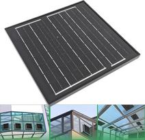 Aramox 8 W Solar-Dachventilator, Solar-Dachboden-Abluftventilator, Solarbetriebener Dachboden-Ventilator mit Wasserdichtem, Bürstenlosem IP68-Gleichstrommotor für Dac