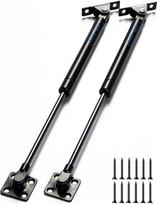 ARANA Gasdruckfeder 508 mm, 298 N, 2er-Pack; Gasdruckdämpfer, Gasfeder Dämpfer, geeignet für Schranktüren, Mülleimerdeckel, Staufächer in Wohnmobilen, Mit Montagehalterungen (298 N, 508 mm)