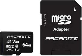 ARCANITE microSD atminties kortelė su adapteriu 64gb