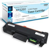 ASEKER Suderinama tonerio kasetė, skirta Xerox Phaser 3052 3260 3260di 3260dni, WorkCentre 3215 3215ni 3225 3225dni spausdintuvui, didelė išeiga 3000 puslapių, 106R02777 (juoda)