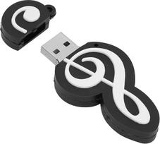 ASHATA USB atmintinė vaikams, mielos muzikos filmų duomenų perdavimo USB atmintinė, didelės spartos USB nuotraukų laikmena U diskas, draugų šeima (32GB)