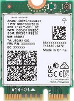 ASHATA WiFi tinklo kortelė Belaidžio tinklo kortelė "Intel" 9461NGW M.2 sąsaja 433Mbps Palaiko "Bluetooth 5.0", "WiFi Bluetooth" kortelė WiFi modulis palaiko 2.4G/5G nešiojamiesiems kompiuteriams