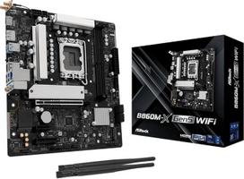 ASRock B860M-X Gen5 WiFi LGA1851 Micro-ATX pagrindinė plokštė Palaiko "Intel Core Ultra Series 2" procesorius DDR5 9066+(OC), PCIe 5.0 x16, "WiFi 6E", 2.5G LAN