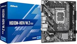 ASROCK H610M-HDV/M.2 R2.0 S1700 mATX "Intel H610" 2xDDR4 atmintinė