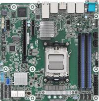 AsRock Rack B650D4U-2L2T/BCM Micro-ATX serverių pagrindinė plokštė Vieno lizdo AMD Ryzen 7000 serijos procesoriams (LGA 1718) B650E PCIe 5.0 Dual 10G LAN
