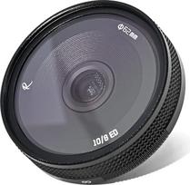 AstrHori 10mm F8 II Ultra Wide Angle Fisheye Lens Rankinis APS C objektyvas su UV filtro veidrodėliu, suderinamas su Leica/Panasonic/Sigma L-Mount beveidrodžiais fotoaparatais TL, TL2 ir kt. (juodas)