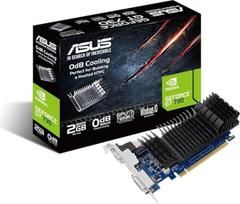 ASUS "GeForce GT 730" 2GB GDDR5 žemo profilio vaizdo plokštė tyliam HTPC kompiuteriui (su įvesties ir išvesties prievadų laikikliais) GT730-SL-2GD5-BRK