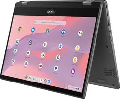 ASUS Chromebook CM1402FM2A#B0CZ42YZYG Nešiojamasis kompiuteris su monitoriumi, 14 colių FHD blizgus, 60 Hz, "MediaTek Kompanio 520", 4GB RAM, 128GB eMMC, ARM Mali-G52 MC2 grafika, "Chrome", pilkas