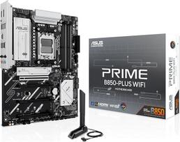 ASUS Prime B850-PLUS WiFi Žaidimų pagrindinė plokštė Socket AMD AM5 (ATX, DDR5, PCIe 5.0, 3X M.2, WiFi 6E, DisplayPort, HDMI, BIOS Flashback, Aura Sync)