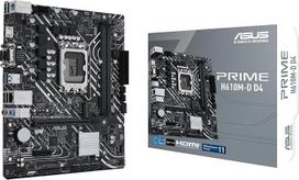 ASUS Prime H610M-D D4 Gaming pagrindinė plokštė Socket Intel LGA 1700 (Intel H610, mATX, DDR4 atmintis, PCIe 4.0, M.2, COM prievadas, LPT antraštė, RGB antraštė)