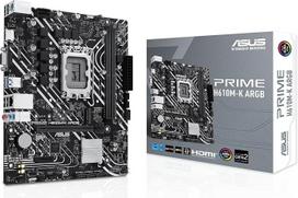 ASUS Prime H610M-K ARGB Pagrindinė plokštė Intel LGA1700 lizdas (H610, Micro-ATX, DDR5, PCIe 4.0, M.2, SATA 6Gbit/s, Aura Sync)