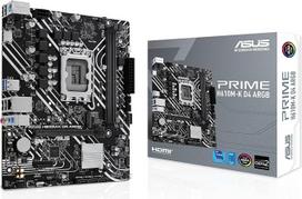 ASUS Prime H610M-K D4 ARGB Žaidimų pagrindinė plokštė "Intel" lizdas LGA 1700 (Micro-ATX, DDR4, PCIe 4.0, M.2, HDMI, SATA 6Gb/s, AI triukšmo slopinimas, "Aura Sync")