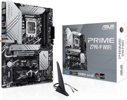 ASUS Prime Z790-P WiFi LGA 1700 (13-osios ir 12-osios kartos "Intel®") ATX pagrindinė plokštė (PCIe 5.0, DDR5, 14+1 maitinimo pakopų, 3X M.2, "WiFi 6", "Bluetooth v5.2", 2,5GB LAN, priekinis skydelis USB 3.2 Gen. 2 Type-C®,