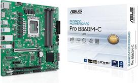 ASUS PRO B760M-C CSM Business pagrindinė plokštė "Intel" LGA 1700 lizdas (mATX, CSM, "Control Center Express", "COM Debug Header", DDR5, PCIe 4.0, "Q-LED Core")