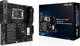 ASUS Pro WS W790E-SAGE SE darbo stoties pagrindinė plokštė "Intel LGA 4677" lizdas (EEB pagrindinė plokštė, PCIe 5.0, DDR5, USB 3.2 Gen 2)