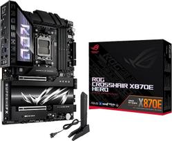 ASUS ROG Crosshair X870E Hero AMD X870E AM5 ATX, Advanced AI PC Ready, 18+2+2 maitinimo pakopos, DDR5, PCIe 5.0, 5X M.2, "Wi-Fi 7", USB4, AI Overclocking, Core Flex, PCIe lizdas Q-Release Slim