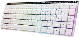 ASUS ROG Falchion RX Low Profile Tastiera pelė su žaidimų USB + RF belaidžiu ryšiu + "Bluetooth Bianco" (Asus ROG Falchion RX Low Profile Compact 65% Mechanical RGB Gaming Keyboard, Wireless/USB, ROG RX
