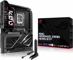 ASUS ROG Maximus Z890 Hero BTF žaidimų pagrindinė plokštė "Intel" lizdas LGA 1851 (ATX, DDR5, "WiFi 7", 3X PCIe 5.0 M.2, 3X PCIe 4.0 M.2, 2X "Thunderbolt 4", paslėptas jungčių dizainas)