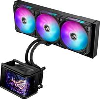 Asus Rog Ryuo IV SLC 360 All-in-One CPU vandens aušinimas 6,67" AMOLED ekranas 3D vaizdo palaikymas 200 mm vamzdeliai 3x ARGB Daisy Chain ventiliatoriai Intel LGA 1851 1700 AMD AM5 AM4