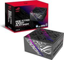 ASUS ROG Strix 1000W Platinum žaidimų maitinimo šaltinis (visiškai modulinis ATX maitinimo šaltinis, "GPU-First", "80 Plus Platinum", "Cybenetics Platinum" sertifikatas, GaN MOSFET, ATX 3.1, PCIE 5.1, 12V-2x6 jungtis)