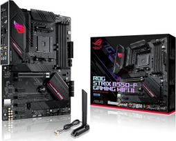 ASUS ROG Strix B550-F Gaming WiFi II AMD AM4 (3 kartos "Ryzen") ATX žaidimų pagrindinė plokštė (PCIe 4.0, "WiFi 6E", 2,5GB LAN, BIOS Flashback, HDMI 2.1, adresuojama 2 kartos RGB antraštė ir "Aura Sync")