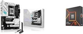 ASUS ROG Strix B650E-A Gaming WiFi pagrindinė plokštė AMD AM5 lizdas (12+2 maitinimo pakopos, USB 3.2 Gen 2x2 Type-C, PCIe 5.0, Q-Release, WiFi 6E, Aura Sync) + 7 7600X procesorius 4.7GHz 32MB L3 dėžutė