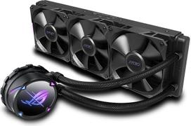 ASUS ROG STRIX LC II 360 "viskas viename" CPU aušinimas vandeniu (Aura Sync, trys adresuojami ROG 120 mm radiatoriaus ventiliatoriai)