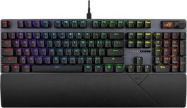 ASUS ROG Strix Strix Scope II X žaidimų klaviatūra su mechaniniais jungikliais ROG NX Snow V2, garso izoliacinėmis putomis, ABS klavišais, trimis posvyrio kampais ir riešo atrama, ispaniška QWERTY